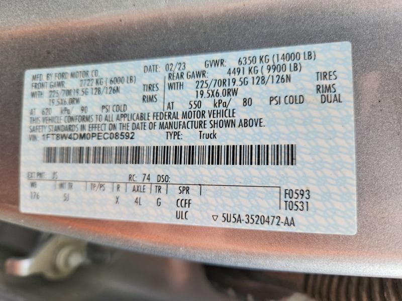 2023 FORD F450 SUPER DUTY 12
