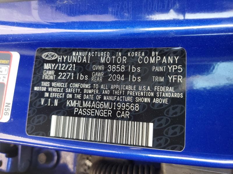 2021 HYUNDAI ELANTRA SEL 13