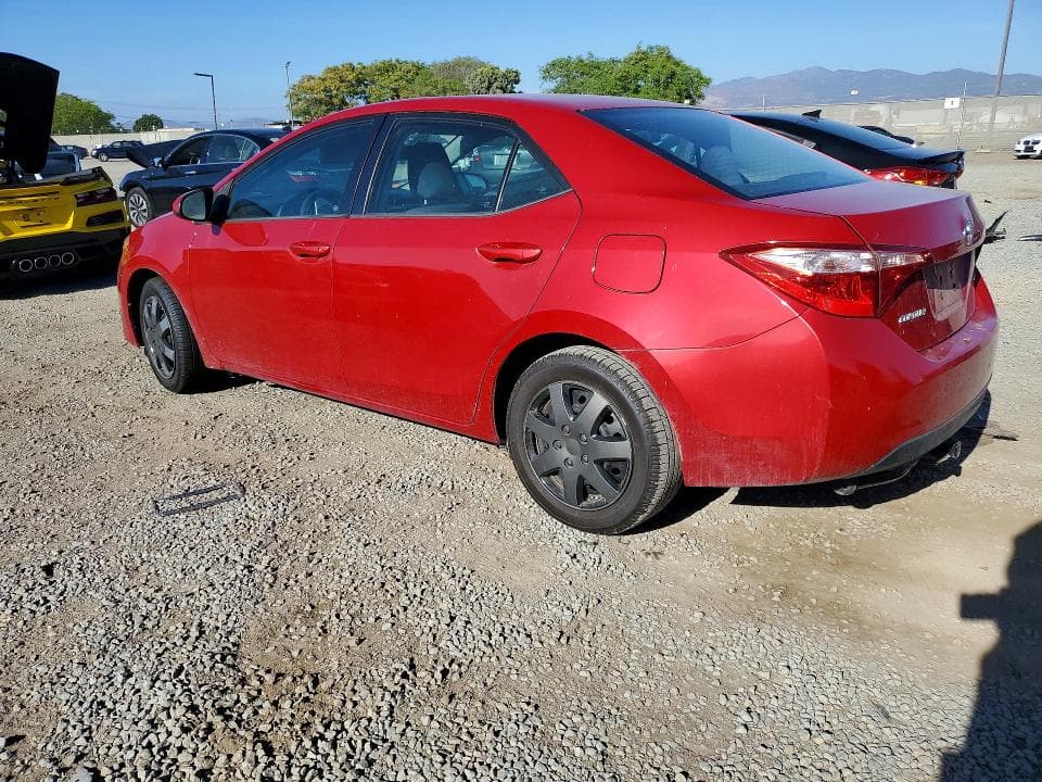2018 TOYOTA COROLLA LE 2