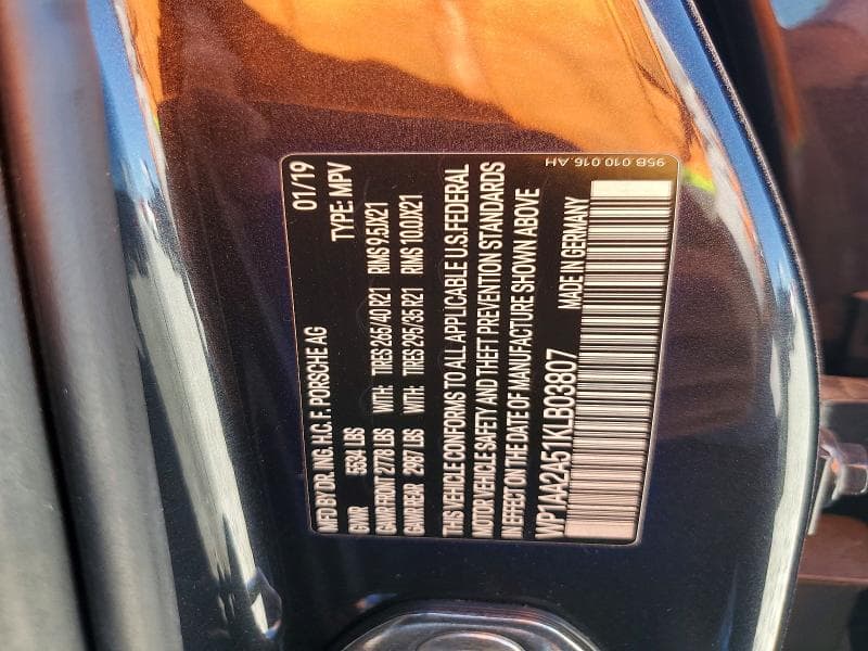 2019 PORSCHE MACAN 14