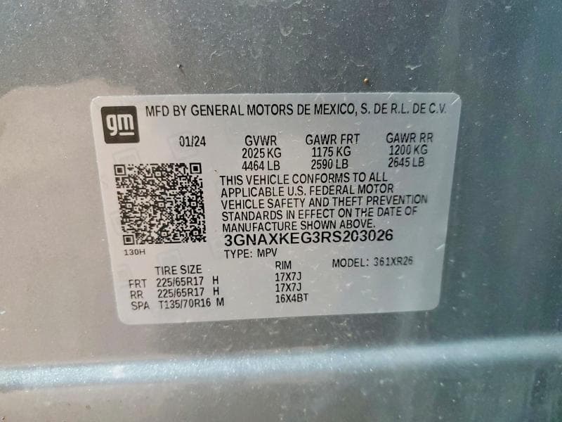 2024 CHEVROLET EQUINOX LT LT 13
