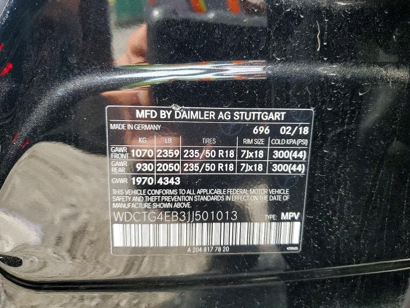 2018 MERCEDES-BENZ GLA 250 12
