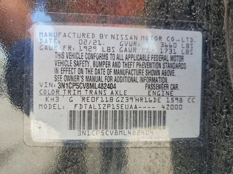 2021 NISSAN KICKS SV 13