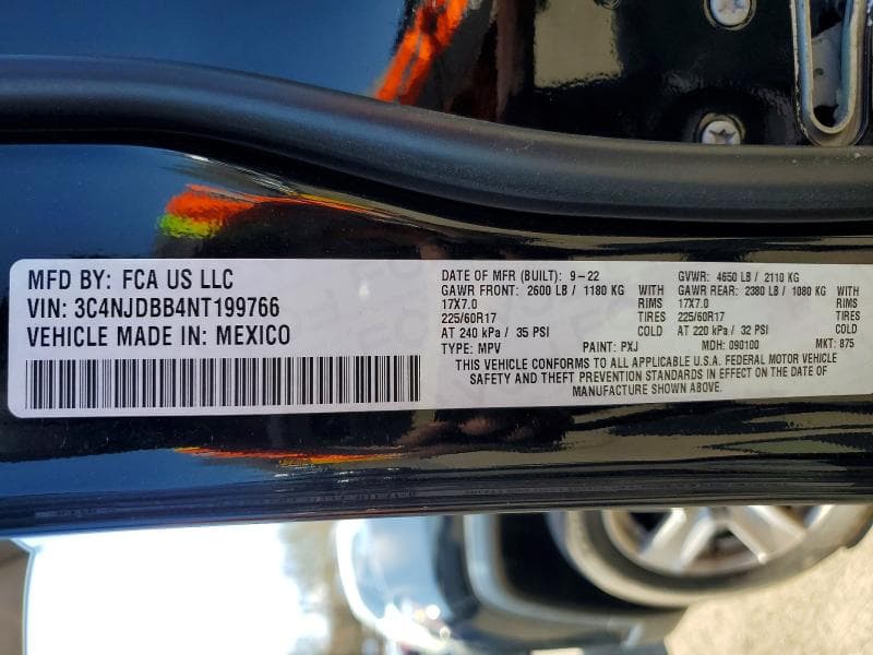 2022 JEEP COMPASS LATITUDE LATITUDE 14