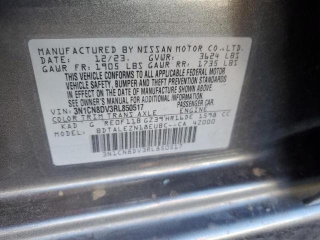 2024 NISSAN VERSA S S 13