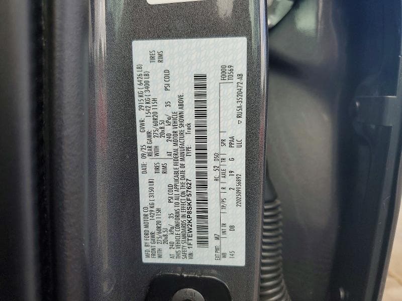 2025 FORD F150 STX 12