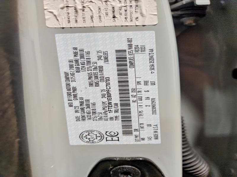 2023 FORD F150 SUPERCREW SUPERCREW 13