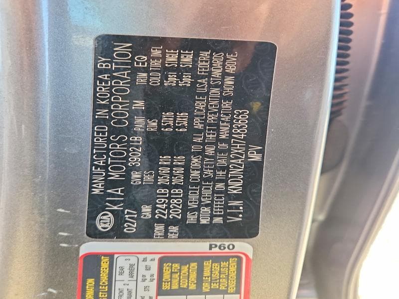 2017 KIA SOUL BASE BASE 12