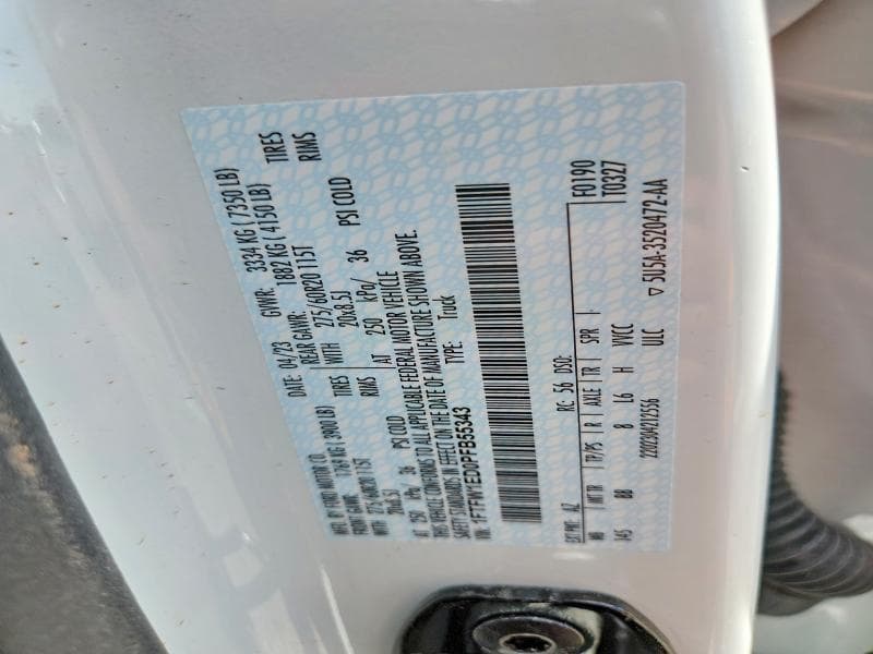 2023 FORD F150 SUPERCREW SUPERCREW 12