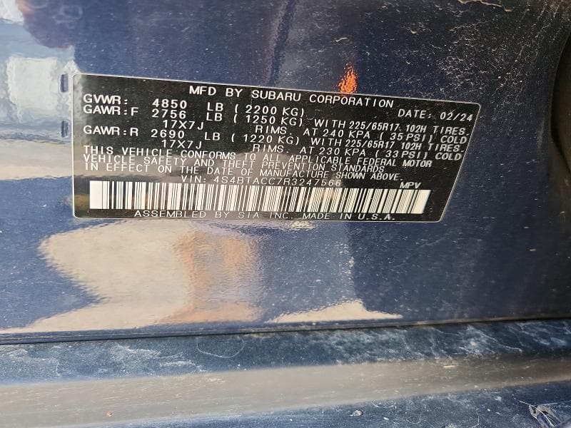 2024 SUBARU OUTBACK PREMIUM PREMIUM 13