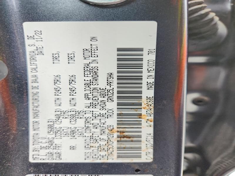 2023 TOYOTA TACOMA SR5 V6 12