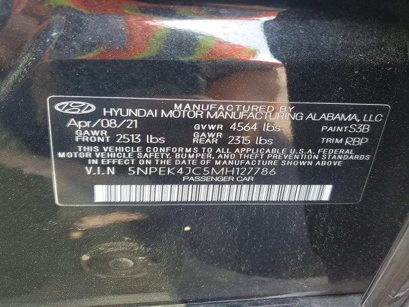2021 HYUNDAI SONATA N LINE 12