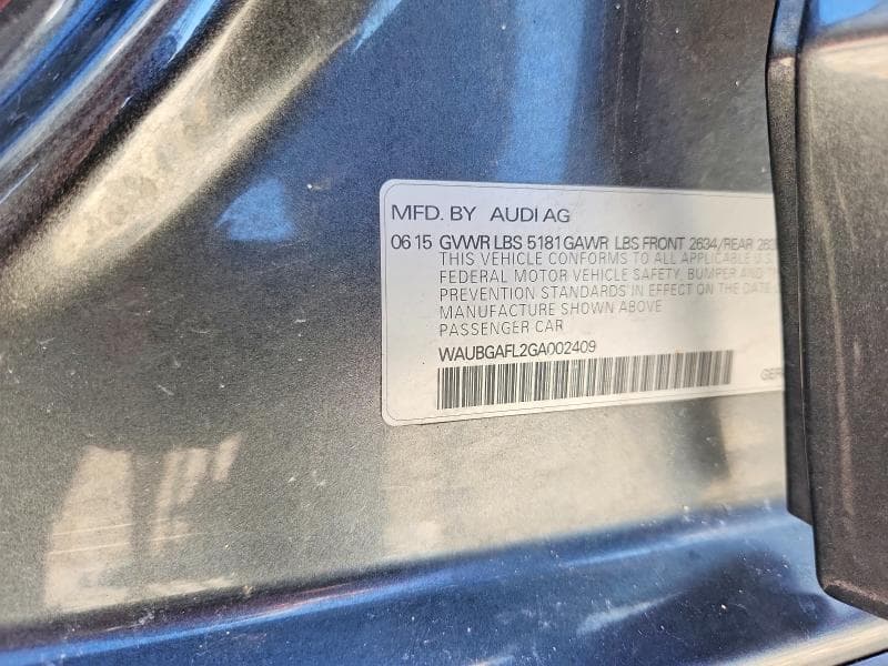 2016 AUDI S4 PREMIUM PLUS 12