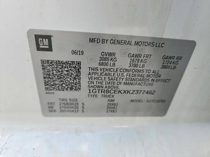 2019 GMC SIERRA C1500 ELEVATION C1500 ELEVATION 12