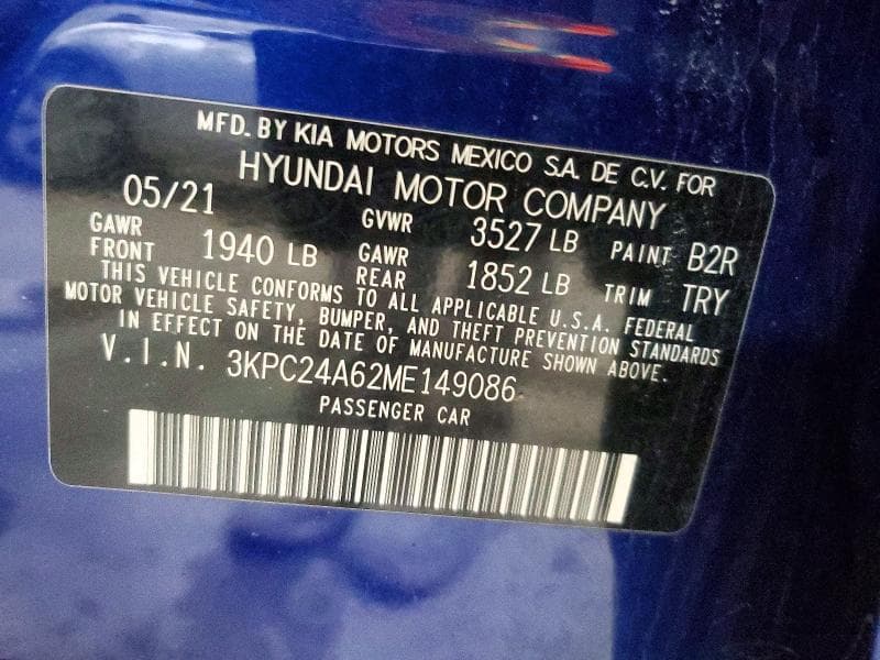 2021 HYUNDAI ACCENT SE 13
