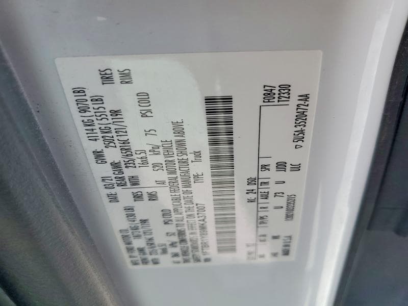 2021 FORD TRANSIT T-250 13