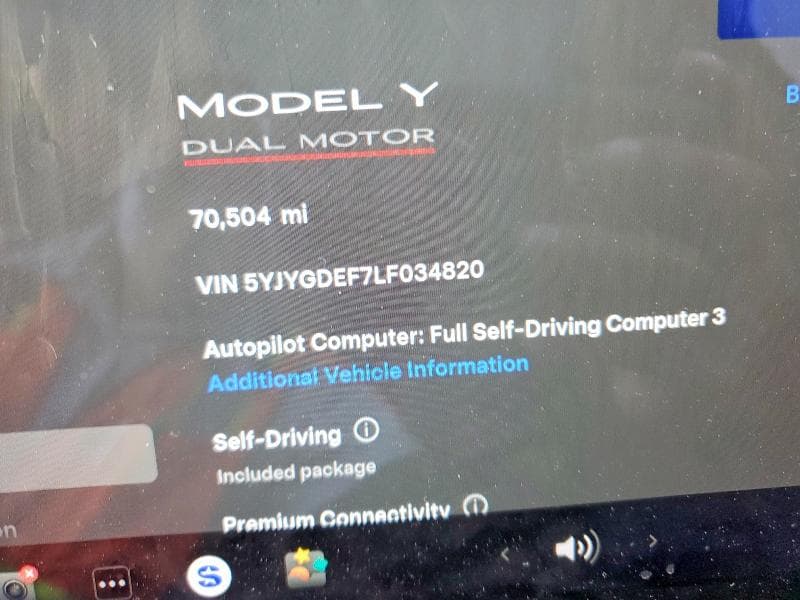 2020 TESLA MODEL Y 10