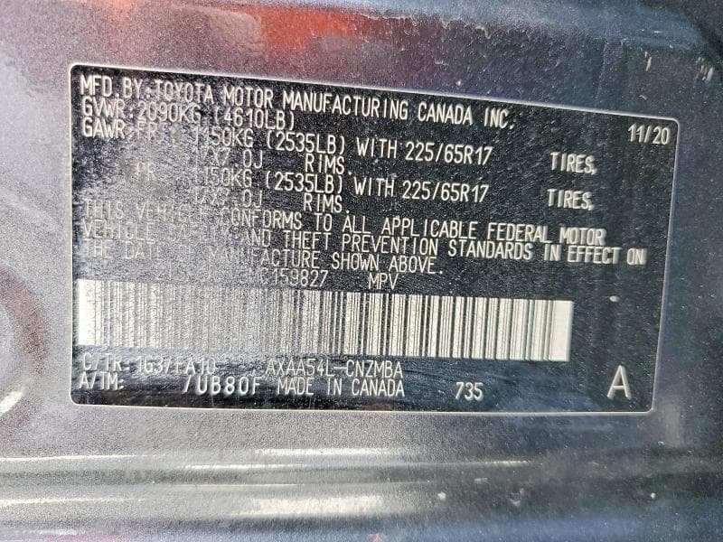 2021 TOYOTA RAV4 XLE 13