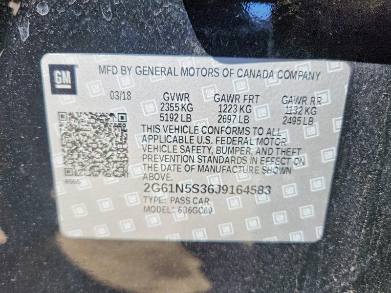 2018 CADILLAC XTS LUXURY 12