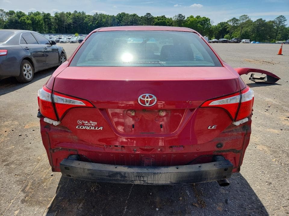2016 TOYOTA COROLLA LE LE 6