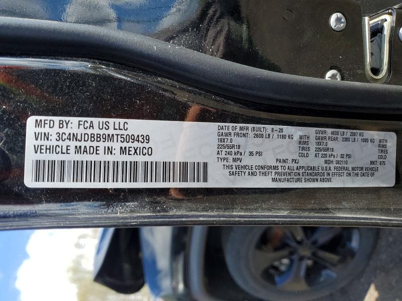 2021 JEEP COMPASS LATITUDE LATITUDE 14