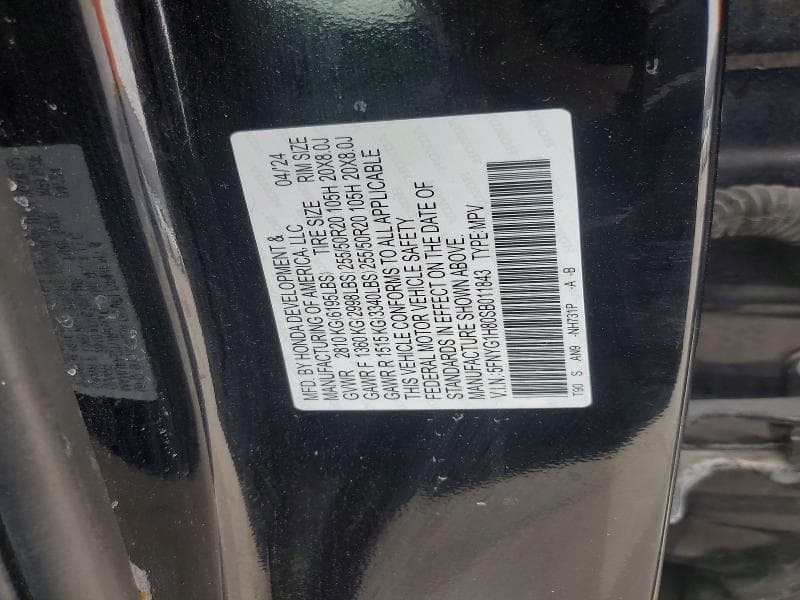 2025 HONDA PILOT ELITE ELITE 13