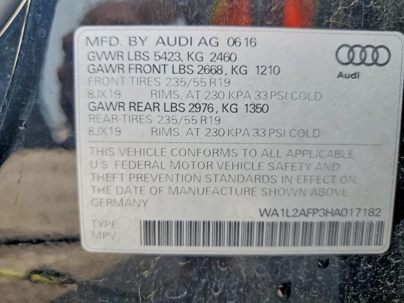 2017 AUDI Q5 PREMIUM PLUS 14