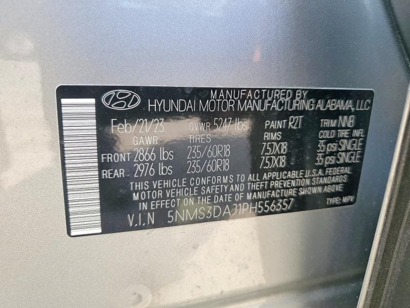2023 HYUNDAI SANTA FE SEL PREMIUM SEL PREMIUM 13