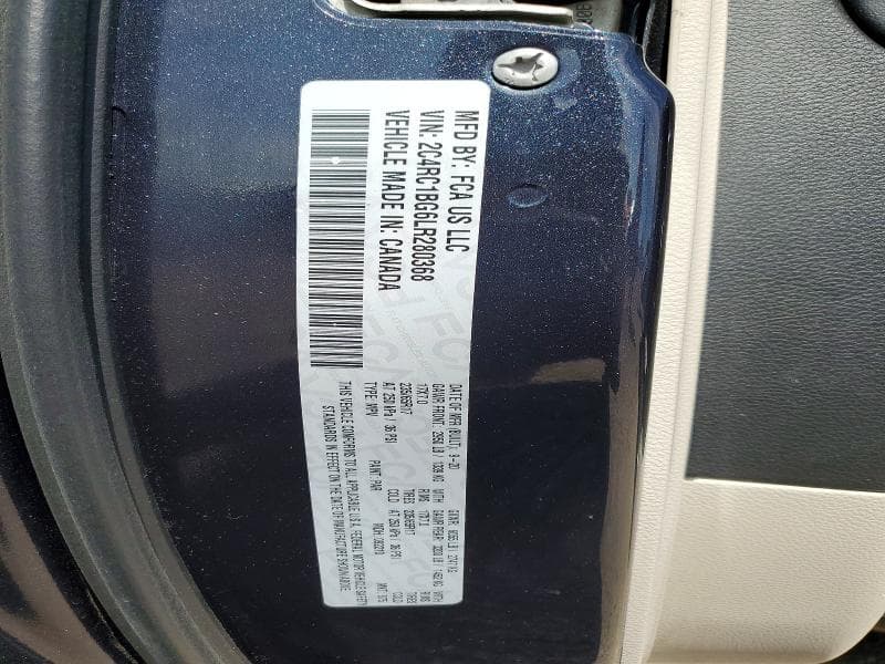 2020 CHRYSLER PACIFICA TOURING L TOURING L 13