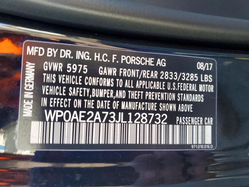 2018 PORSCHE PANAMERA 4 E-HYBRID 4 E-HYBRID 14