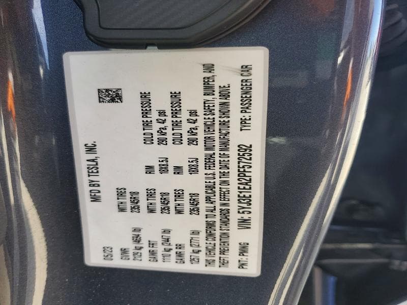 2023 TESLA MODEL 3 12