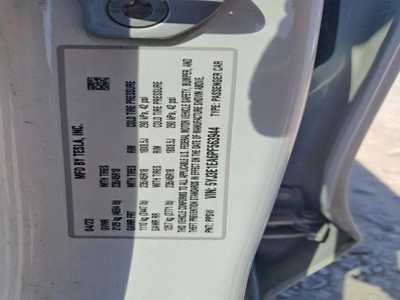 2023 TESLA MODEL 3 12