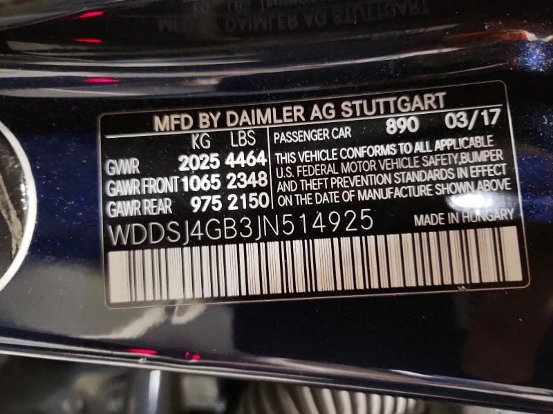 2018 MERCEDES-BENZ CLA 250 4MATIC 12