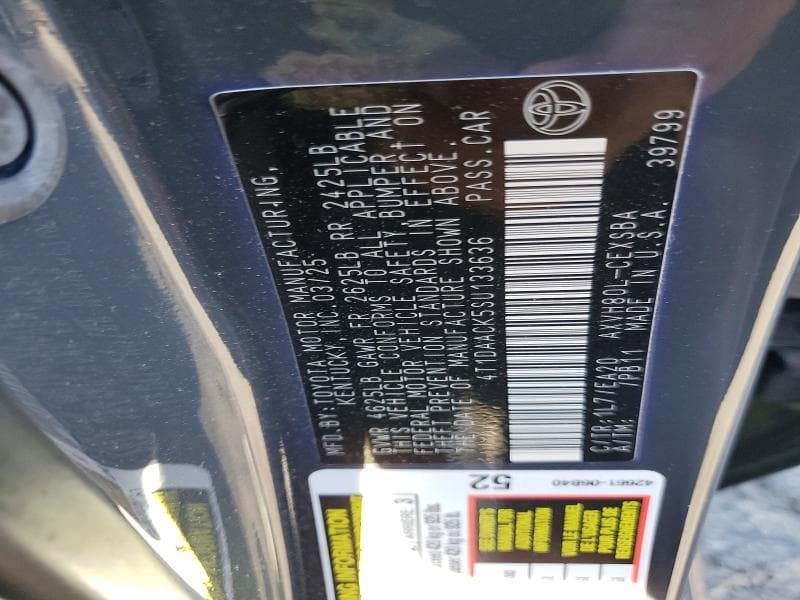 2025 TOYOTA CAMRY SE 12
