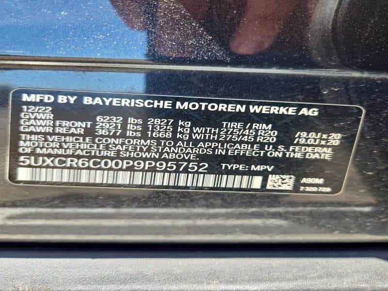 2023 BMW X5 XDRIVE40I 14