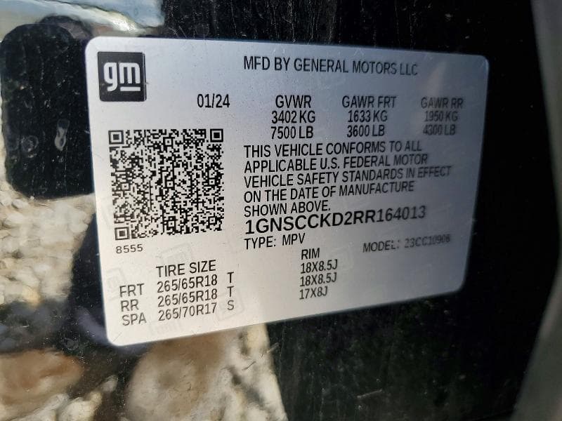 2024 CHEVROLET SUBURBAN C1500 LT 13