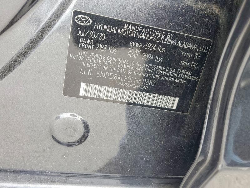 2020 HYUNDAI ELANTRA SEL 12