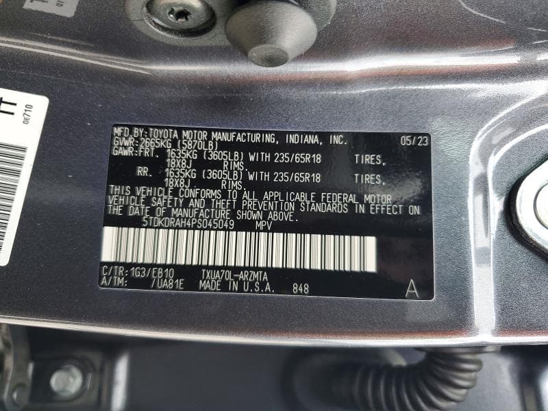 2023 TOYOTA HIGHLANDER XLE XLE 13