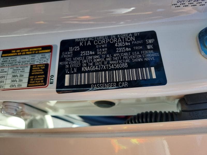 2026 KIA K5 GT LINE 12