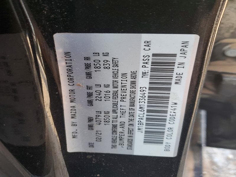 2021 MAZDA 3 PREFERRED 13