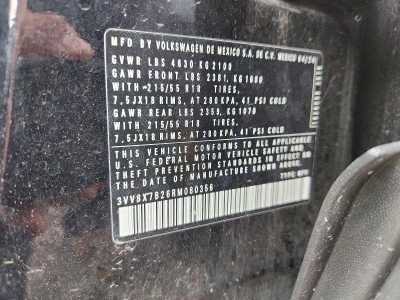 2024 VOLKSWAGEN TAOS S 13