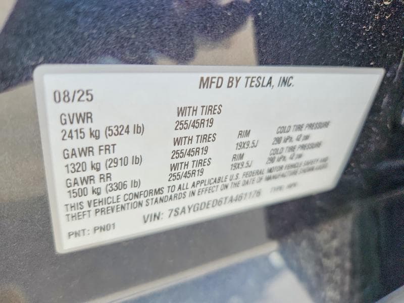 2026 TESLA MODEL  Y 13