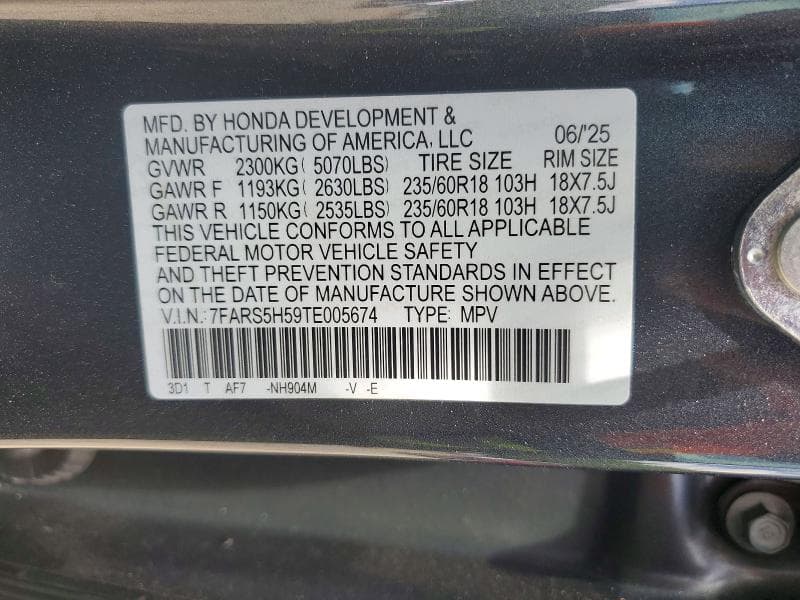 2026 HONDA CR-V SPORT 12