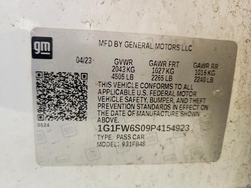 2023 CHEVROLET BOLT EV 1LT 14