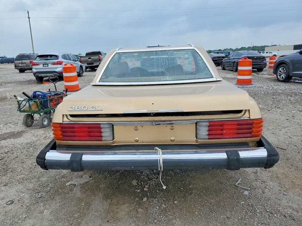 1982 MERCEDES-BENZ 380 SL SL 6