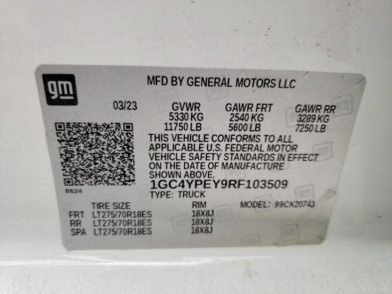 2024 CHEVROLET SILVERADO K2500 HEAVY DUTY LTZ 12