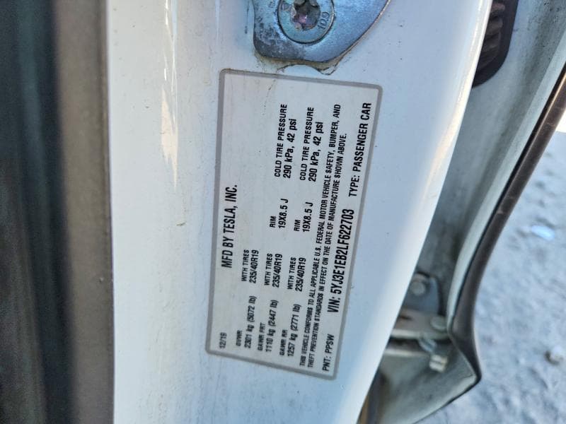 2020 TESLA MODEL 3 13