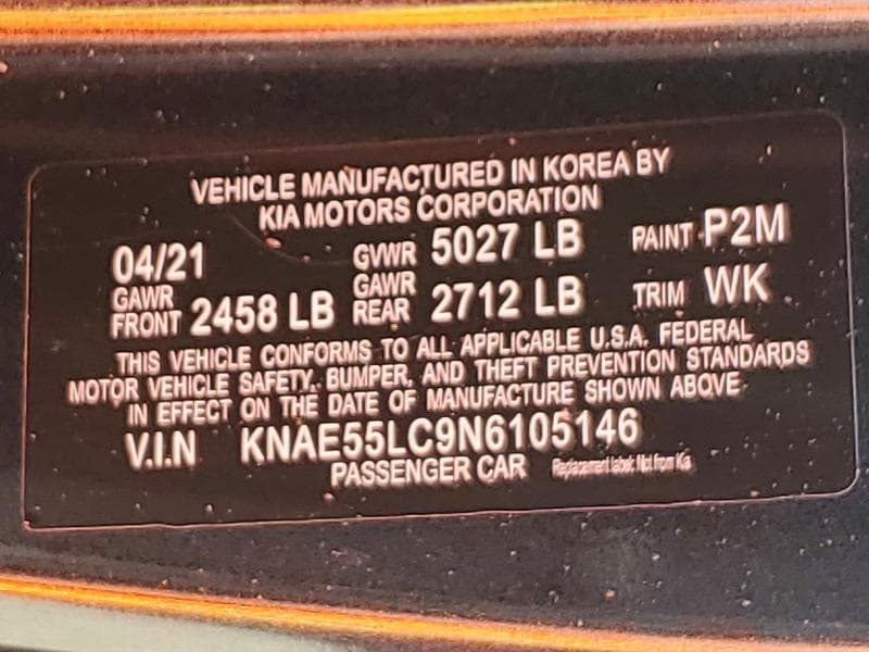 2022 KIA STINGER GT2 13