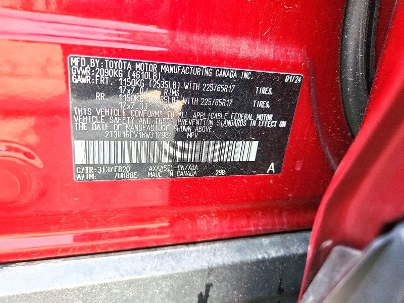 2024 TOYOTA RAV4 LE 13