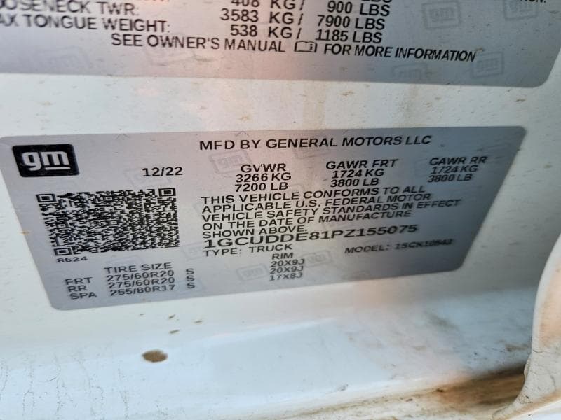 2023 CHEVROLET SILVERADO K1500 LT K1500 LT 12
